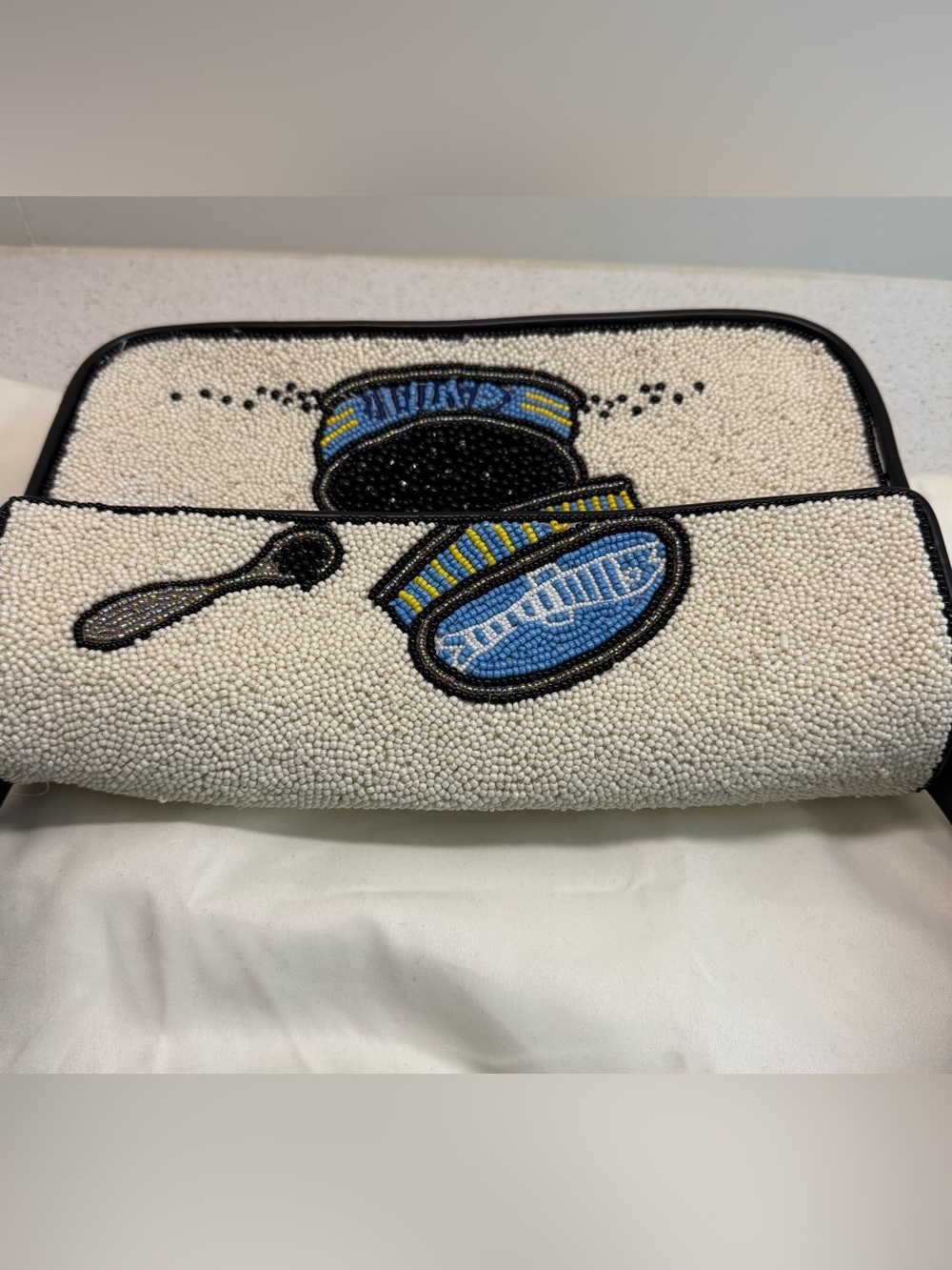 STAUD Tommy Caviar Dreams Beaded Shoulder Bag - Picture 4 of 7